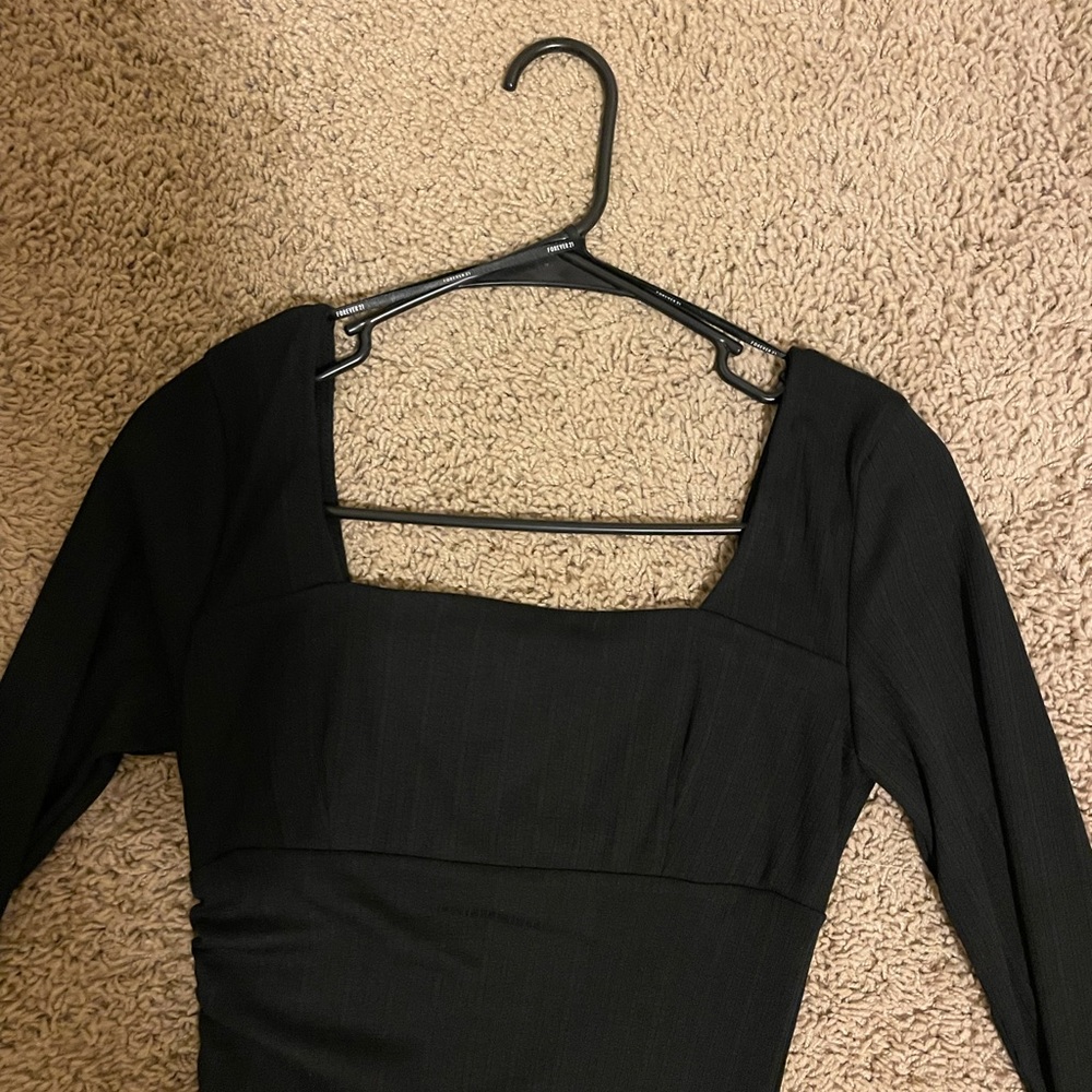 Ruched Drawstring Dress - image 4